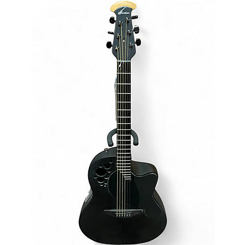 Used Ovation 1778TX-5 Elite Black Acoustic Electric Guitar Black