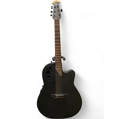 Used Ovation 1778TX-5 Elite Satin Black Acoustic Electric Guitar