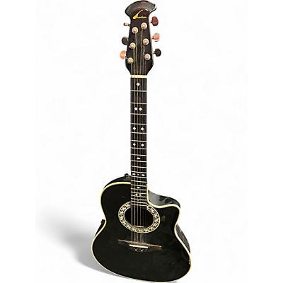 Used Ovation 1862 Black Acoustic Guitar