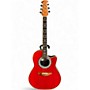 Used Ovation 1867 Legend Candy Apple Red Acoustic Electric Guitar Candy Apple Red