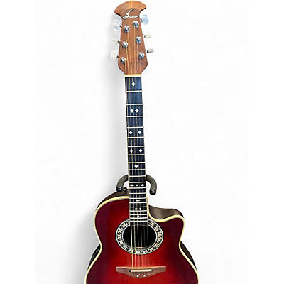 Used Ovation 1867 Legend Sunburst Acoustic Electric Guitar