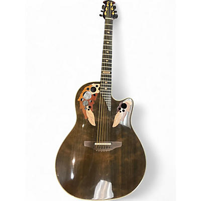 Used Ovation 1868 ELITE 3 Tone Sunburst Acoustic Electric Guitar