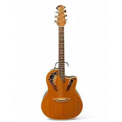 Used Ovation 1868 ELITE Natural Acoustic Electric Guitar