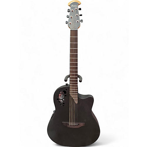 Ovation Used Ovation 1868TX-5-G Pro Series Elite Black Acoustic Electric Guitar Black