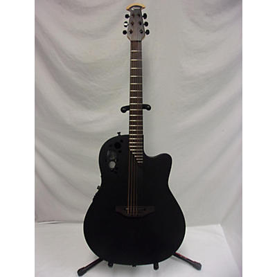 Ovation Used Ovation 1868tx Elite Tx Black Acoustic Electric Guitar