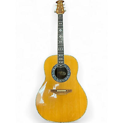 Used Ovation 1869 CUSTOM LEGEND Dark Cherry Burst Acoustic Electric Guitar