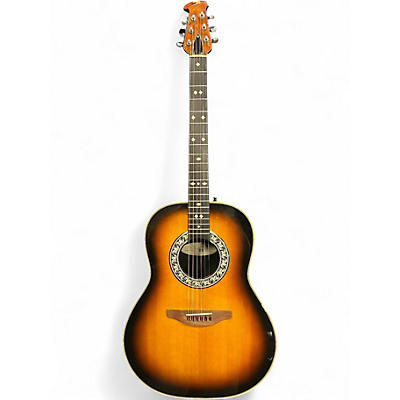 Used Ovation 1970s 1112 2 Color Sunburst Acoustic Guitar
