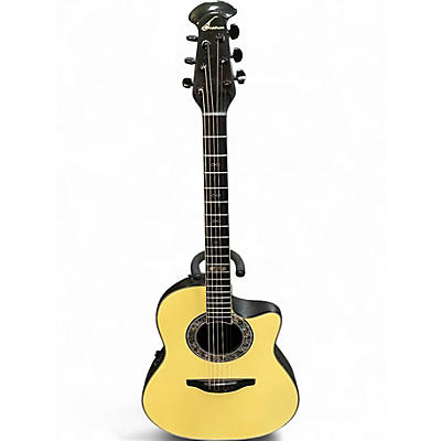 Used Ovation 1986 Collectors Edition Natural Acoustic Electric Guitar