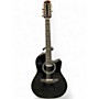 Used Ovation 2056AX5 Legend Black 12 String Acoustic Electric Guitar Black