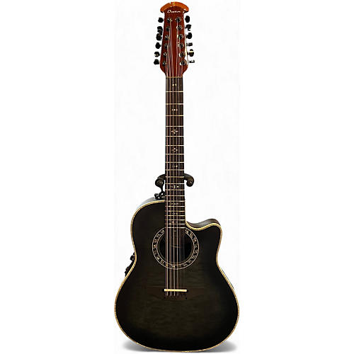 Ovation Used Ovation 2056AX5 Pro Legend Trans Black 12 String Acoustic Electric Guitar Trans Black