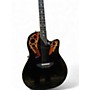 Used Ovation 2078AX Black Acoustic Electric Guitar Black