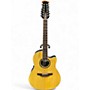 Used Ovation 2751LX STANDARD BALLADEER Natural Acoustic Electric Guitar Natural