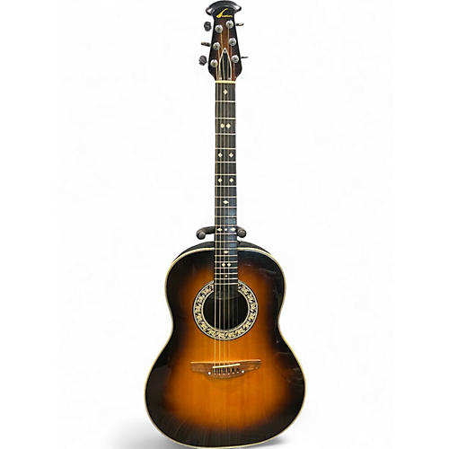 Used Ovation 2771AX-5 Balladeer Antique Natural Acoustic Electric Guitar Antique Natural