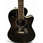 Used Ovation 2771AX-5 Balladeer Black Acoustic Electric Guitar Black
