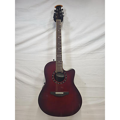 Ovation Used Ovation 2771AX-CCB-G Cherry Acoustic Electric Guitar