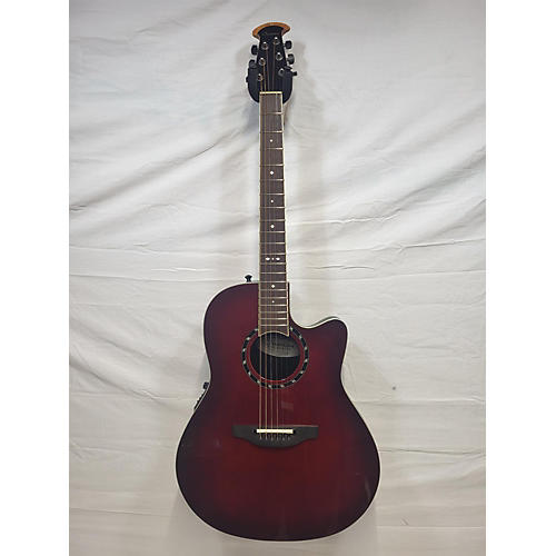 Ovation Used Ovation 2771AX-CCB-G Cherry Acoustic Electric Guitar Cherry