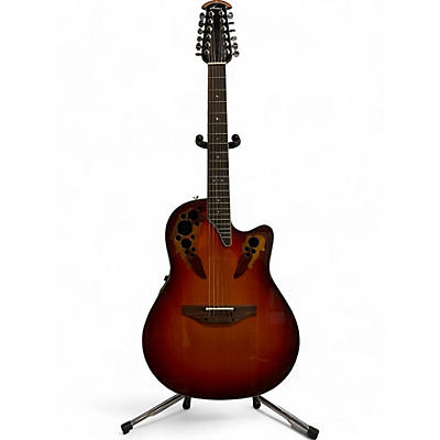 Ovation Used Ovation 2778AX-5 Standard Elite 2 Tone Sunburst 12 String Acoustic Guitar