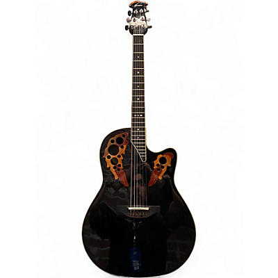 Used Ovation 2778AX-5 Standard Elite Black Acoustic Electric Guitar