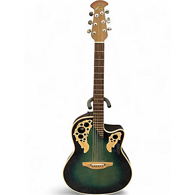 Used Ovation 2778AX-5 Standard Elite Green Acoustic Electric Guitar