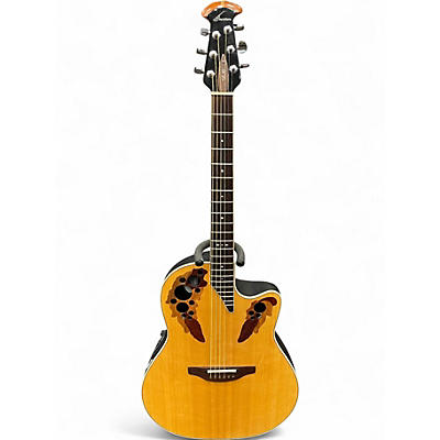 Used Ovation 6778LX Natural Acoustic Electric Guitar