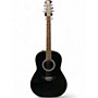 Used Ovation AA21 Black Acoustic Electric Guitar Black