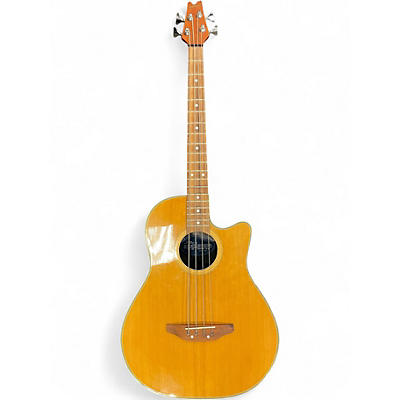 Used Ovation AE40 Natural Acoustic Bass Guitar