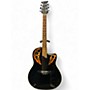 Used Ovation AE48 Trans Black Acoustic Electric Guitar Trans Black