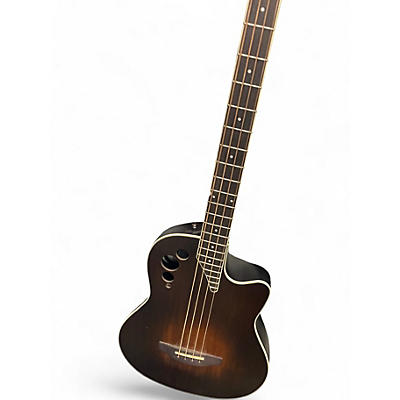 Used Ovation AEB4-7S APPLAUSE Worn Brown Acoustic Bass Guitar