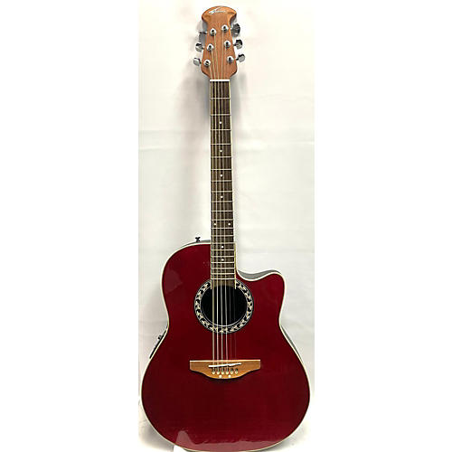 Ovation Used Ovation APPLAUSE Red Acoustic Electric Guitar Red