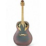 Used Ovation Adamas 1687-2 Reverse Red Burst Acoustic Electric Guitar Reverse Red Burst