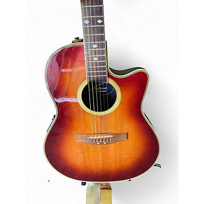 Used Ovation Applause AE38 Sunburst Acoustic Guitar