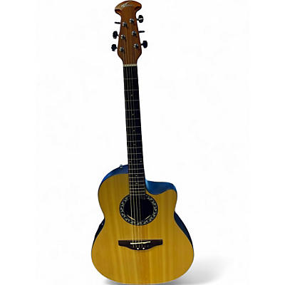 Used Ovation Applause Natural Acoustic Electric Guitar