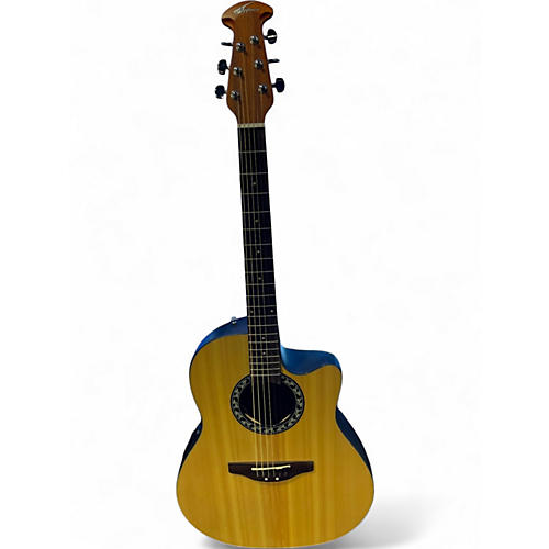 Used Ovation Applause Natural Acoustic Electric Guitar Natural