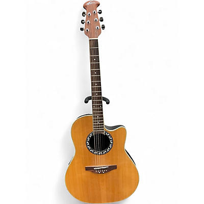 Used Ovation Applause Natural Acoustic Electric Guitar