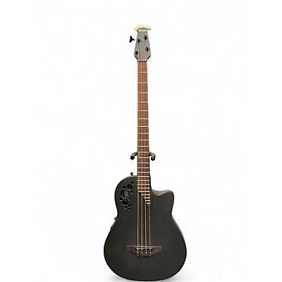 Used Ovation B778TX Black Acoustic Bass Guitar