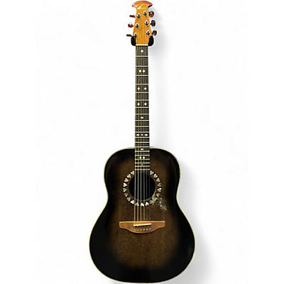 Used Ovation BALLADEER 2 Color Sunburst Acoustic Electric Guitar