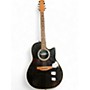Used Ovation BALLADEER 4861 Black Acoustic Electric Guitar Black