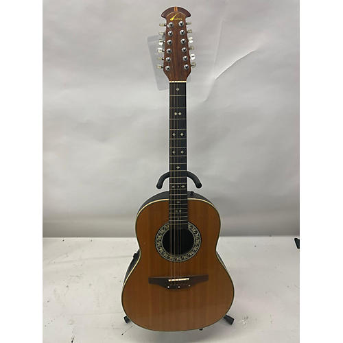 Ovation Used Ovation Balladeer 1755 Natural 12 String Acoustic Electric Guitar Natural