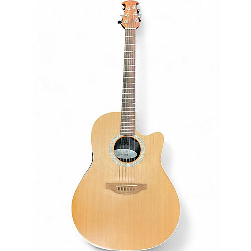 Used Ovation Balladeer GCS771LX-C Natural Acoustic Electric Guitar Natural