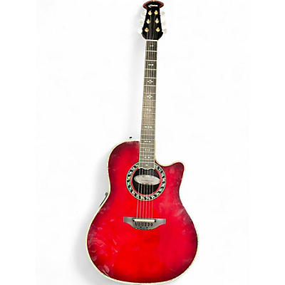 Used Ovation C2079AX CUSTOM LEGEND Ruby Acoustic Electric Guitar