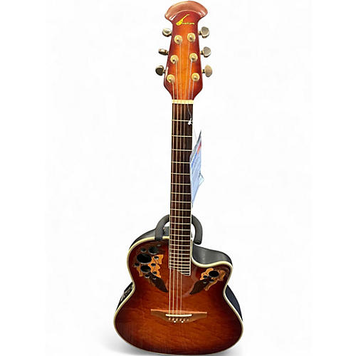 Used Ovation C44-5 Celebrity Deluxe Tobacco Burst Acoustic Electric Guitar Tobacco Burst