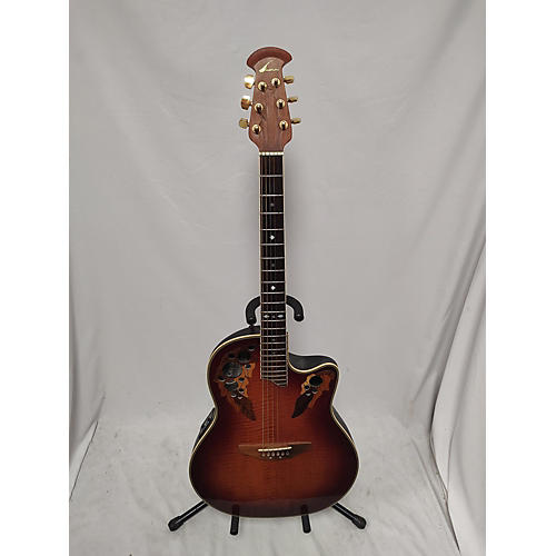 Ovation Used Ovation C44 Celebrity Deluxe Tobacco Sunburst Acoustic Electric Guitar Tobacco Sunburst