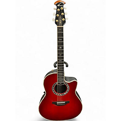 Used Ovation C779LX CUSTOM LEGEND  Cherry Acoustic Electric Guitar