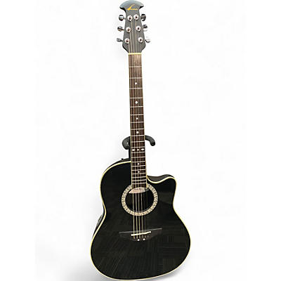Used Ovation CC-057 CELEBRITY BLACK Acoustic Electric Guitar