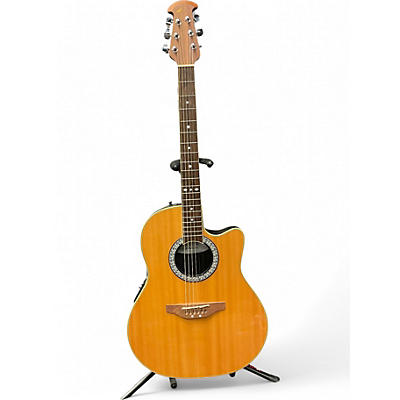 Used Ovation CC 057 Natural Acoustic Electric Guitar