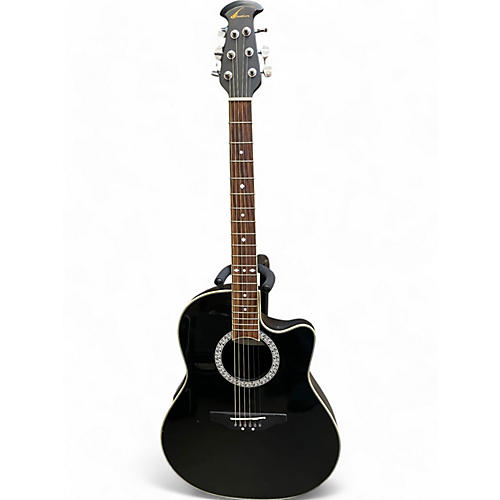 Ovation Used Ovation CC057 CELEBRITY BLACK Acoustic Electric Guitar BLACK