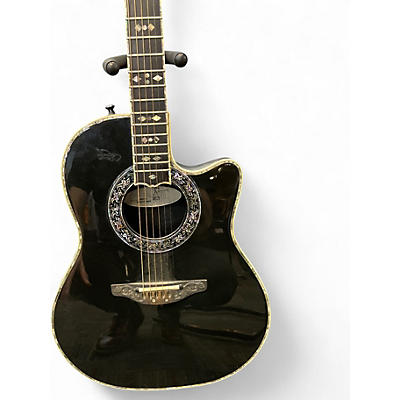 Used Ovation CC057 CELEBRITY Black Acoustic Guitar