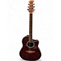 Used Ovation CC057 CELEBRITY RUBY RED Acoustic Electric Guitar RUBY RED