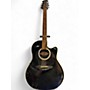 Used Ovation CC057 Celebrity Black Acoustic Electric Guitar Black