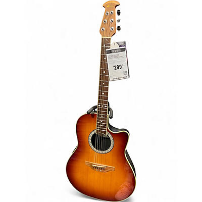 Used Ovation CC057 Celebrity Sunburst Acoustic Electric Guitar